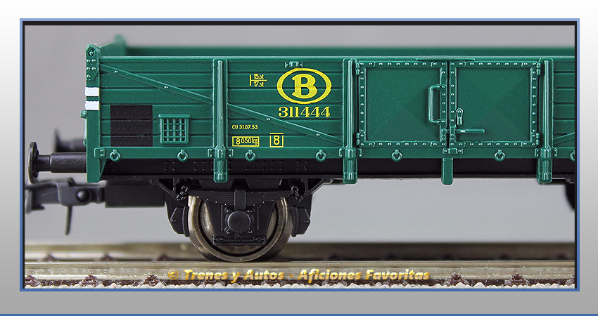 Vagón bordes medio Tipo 1203A - NMBS