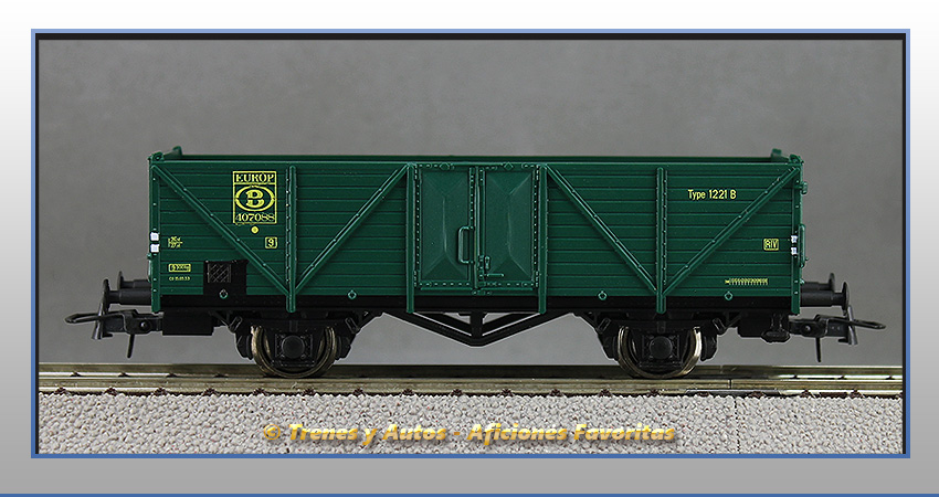 Vagón laterales altos Tipo 1221 B - NMBS
