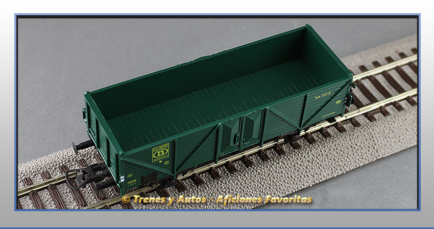 Vagón laterales altos Tipo 1221 B - NMBS