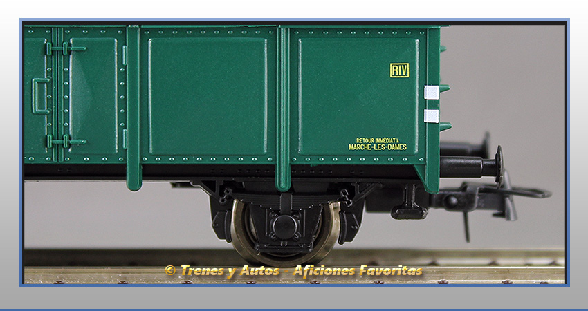 Vagón cerrado tapas abatibles - NMBS