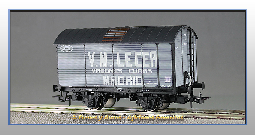 Vagón foudre V.M.Lacea Cubas Madrid - Norte