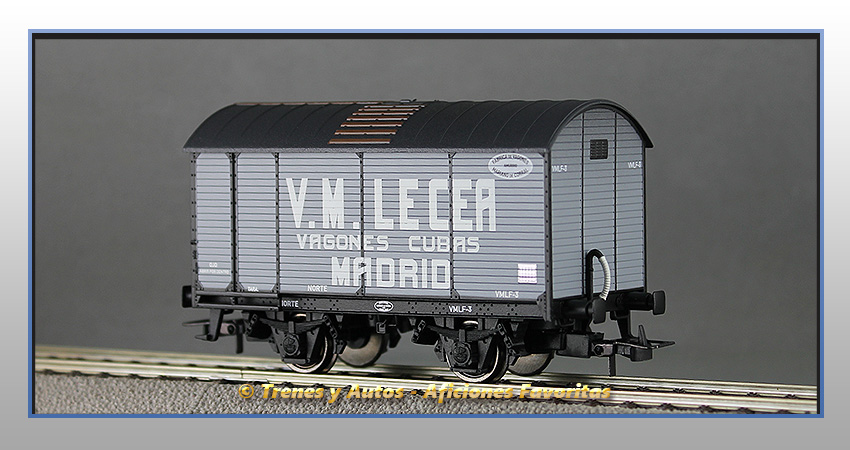 Vagón foudre V.M.Lacea Cubas Madrid - Norte