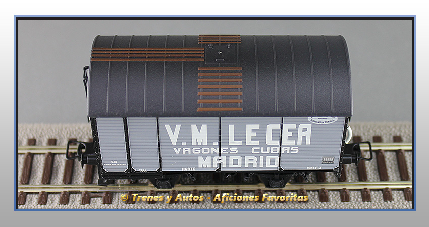 Vagón foudre V.M.Lacea Cubas Madrid - Norte