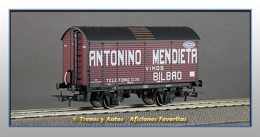 Vagón foudre Antonino Mendieta Vinos Bilbao - Norte