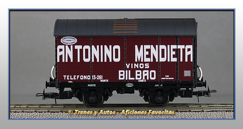 Vagón foudre Antonino Mendieta Vinos Bilbao - Norte