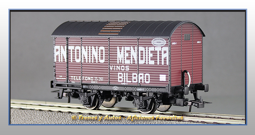 Vagón foudre Antonino Mendieta Vinos Bilbao - Norte
