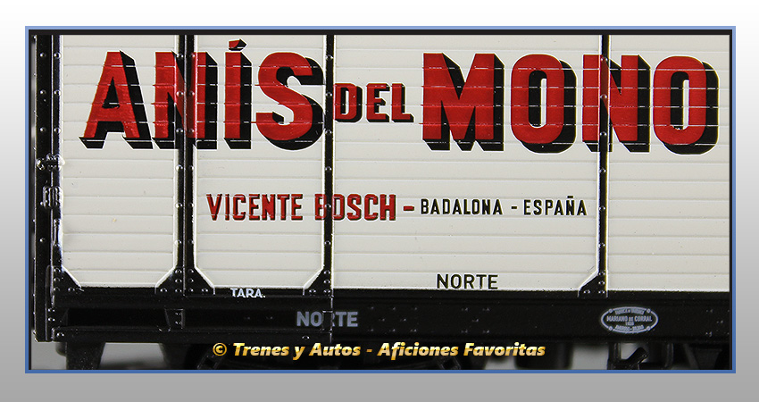 Vagón foudre Anís del Mono - Norte