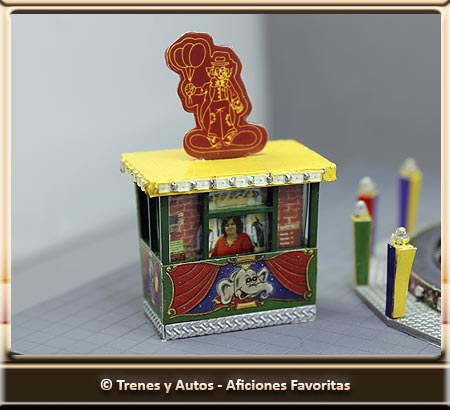 Distintas fases de pintado, montaje e iluminación
