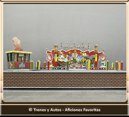 Distintas fases de pintado, montaje e iluminación
