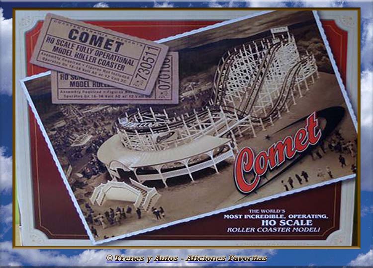 Caja modelo Montaña rusa "Comet"